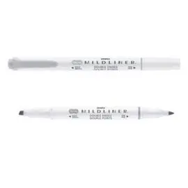 Rotulador Zebra Mildliner Cool Refined Gris