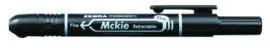 Rotulador Permanente Zebra Mckie Retractil Negro