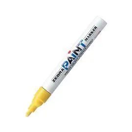 Rotulador Zebra Acrilico Paint Marker 3Mm Amarillo