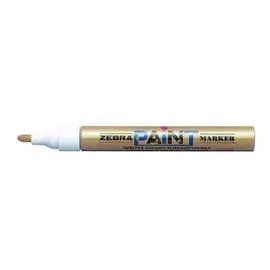 Rotulador Zebra Acrilico Paint Marker 3Mm Oro