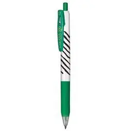 Boligrafo Zebra Sarasa Clip Stripes Verde