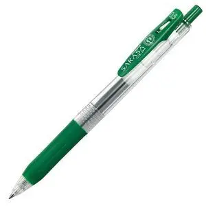 Boligrafo Zebra Sarasa Gel Clip 0,5 Verde