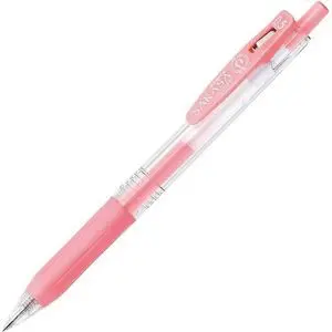Boligrafo Zebra Sarasa Gel Clip 0,5 Milk Rojo