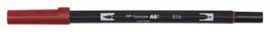 Rotulador Doble Punta Pincel Dual Brush 856 Poppy