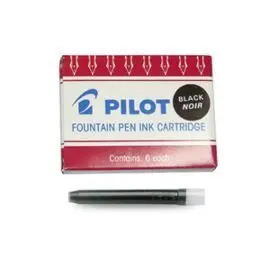 Cartucho Tinta Pilot Ic-50 Negro 6 Unid