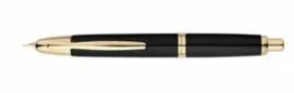 Pluma Retractil 1500 Negra F Dorada