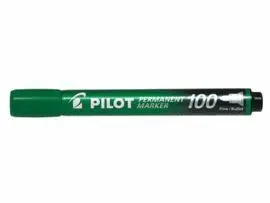 Marcador Permanente Punta Conica Sca-100 Verde