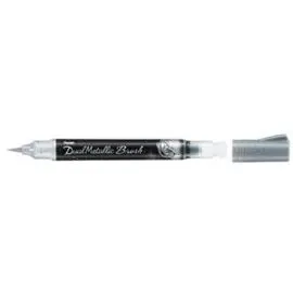Rotulador Pincel Dual Metallic Plata