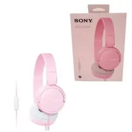 Auriculares Diadema Sony Microfono Rosa