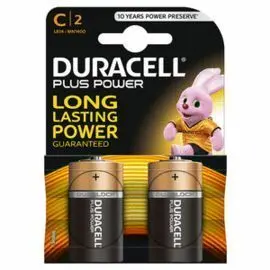Pila Alcalina Duracell Plus Power C Lr14 Blister 2