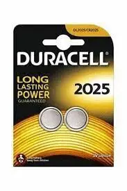 Pila Boton Litio Duracell Cr2025 3V Blister 2 Unid