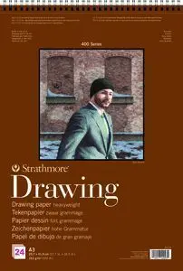 Bloc Encolado 14,8X21 24H Strathmore Heavy Draw (4