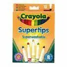 12 Rotuladores Super Punta Lavables