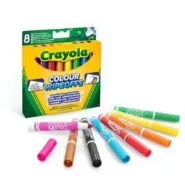 Rotulador Lavables Crayola para Pizarra Blanca 8 C
