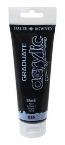 Pintura Acrilica Graduate 120Ml Negro