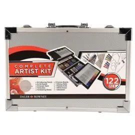 Set de Arte Essential 122 Pzas Maletin Aluminio