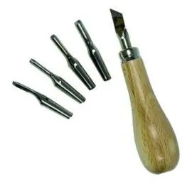 Gubia Dal Adigraf Profesional Mango Madera + 4 Cuc