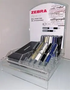 Expositor 20 Boligrafos Zebra Sl-F1 0,7 Colores Su