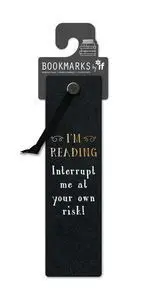 Marcapaginas Literariointerrupt me