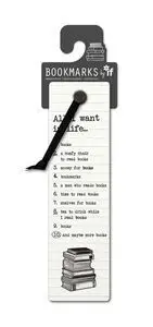 Marcapaginas Literarioall I Want In Life...
