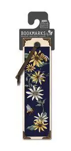 Marcapaginas Vintage Bees Flowers