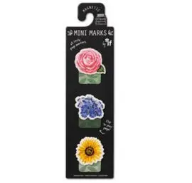 Mini Marcapaginas Magneticos Modelo Flores