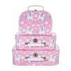 SET DE 3 MALETAS UNICORNIO