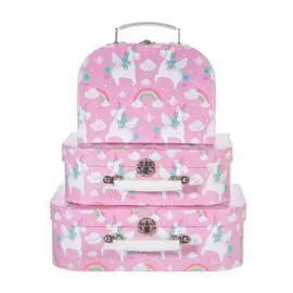 Set de 3 Maletas Unicornio