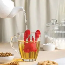 Infusor de te Cangrejo Rojo