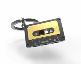 Llavero Metalmorphose Music Collection Audio Tape