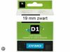 CINTA DYMO D1 19X7 MM NEGRO BLANCO 45803
