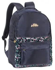 Mochila Duo Sequins Navy