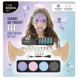 Set de Pinturas Faciales con Orejas de Elfo Kidea