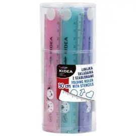 Expositor 36 uds Regla Plegable 30 cm con Plantill