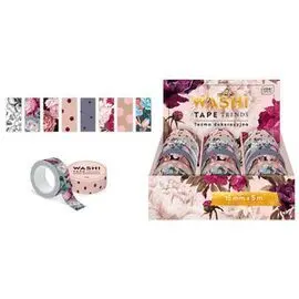 Expositor 24 Cinta Washi Tape Trend 15X5 mm