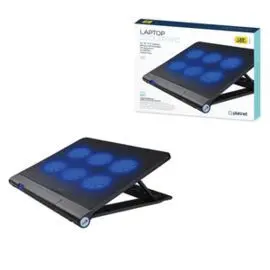 Soporte Refrigerador Portatil 6 Ventiladores Plati