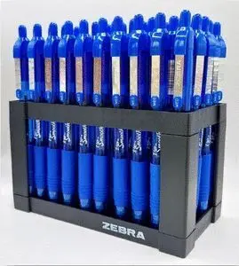 Expositor 60 Boligrafo Zebra Z-Grip Smooth Azul