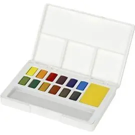 Acuarela Faber Castell 12 Colores + Paleta