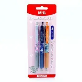 Blister 3 Boligrafo Animals Planet Clips 0. 5Mm Azu