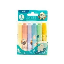 Pack 6 Subrayador Pastel Summer Cha Cha Cha