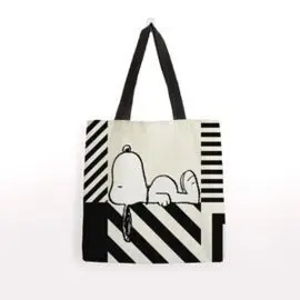 Bolsa Algodon Snoopy Mediana-4