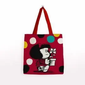 Bolsa Algodon Mafalda Mediana-Planta