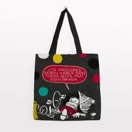 Bolsa Algodon Mafalda Grande-Aterrizando