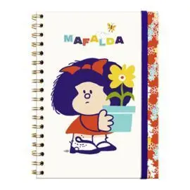 Libreta Tapa Dura Xl Espiral - Mafalda