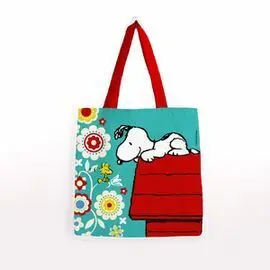 Bolsa Algodon Snoopy Mediana - 11 Casa Verde