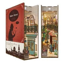 Maqueta Book Nook Baker Street con Luz y Sensor Mo