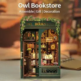 Maqueta con Luz Libreria Owl