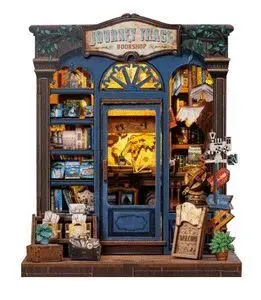 Maqueta con Luz Libreria Journey Trace