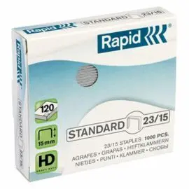 Grapas Estandares Rapid 23/15
