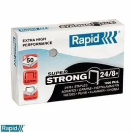 Grapas 24/8+ mm Caja 1000 Super Strong